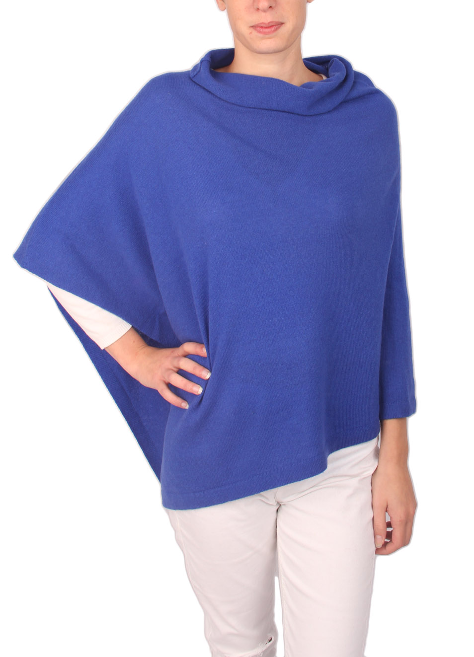 Wool poncho Art Tricot Manecapri - Main Image