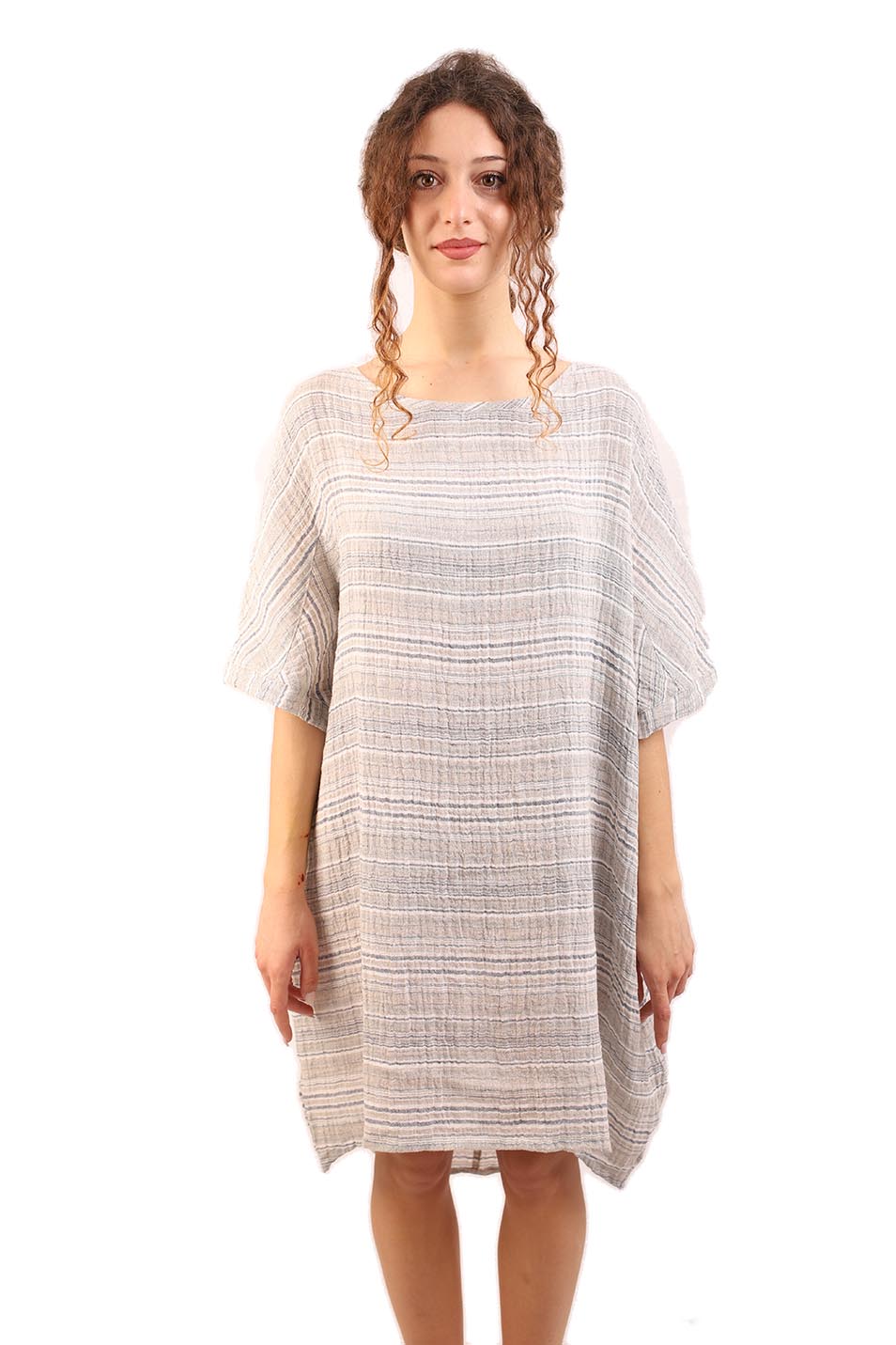 tunica longuette in lino M&E Manecapri