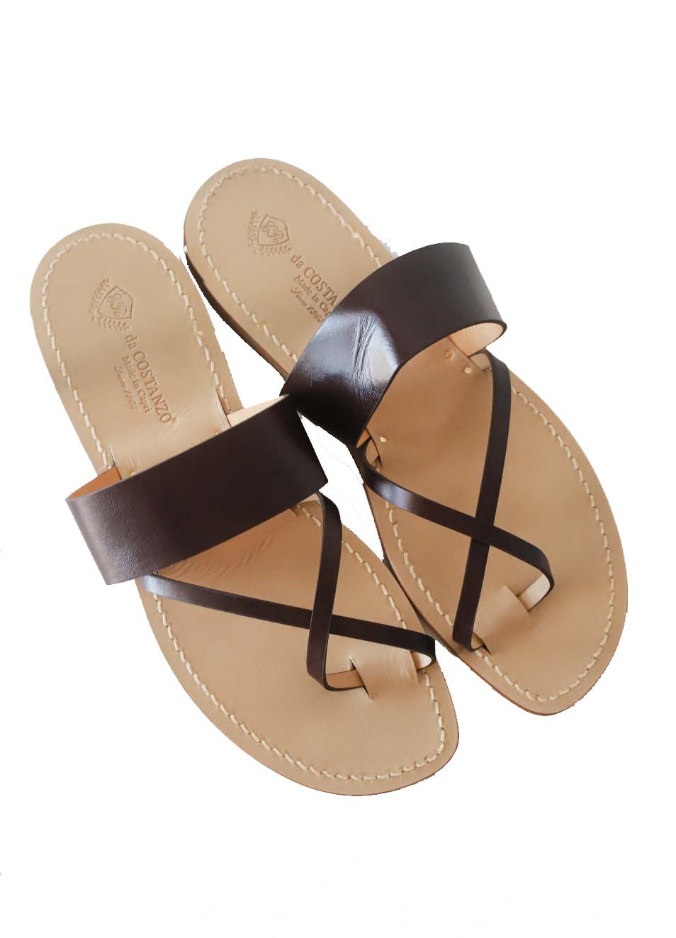 handmade Capri sandals for men Da Costanzo Manecapri