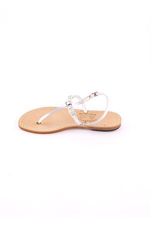 Sandalo Caprese argento modello nodino Cuccurullo | CUC03ARGENTO