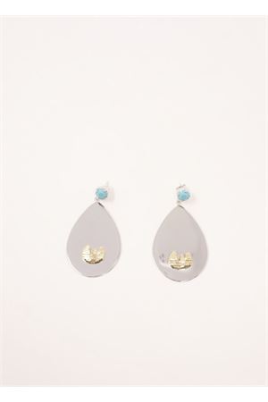 Drop earrings Faraglioni | OR004FAOROBIANCO