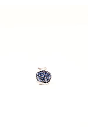 Ciondolo Campanella in oro bianco con zaffiri blu Bell | CIONDOLOOROZAFFIRIBLUCAPRI