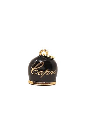 Ring with black bell Bell | ANELLOSMALTOGOLDNERO