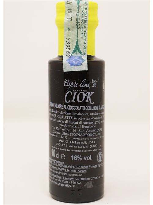 Liquore al cioccolato e limoni di Anacapri CapriLemon | CAPRILEMONCIOK10CL