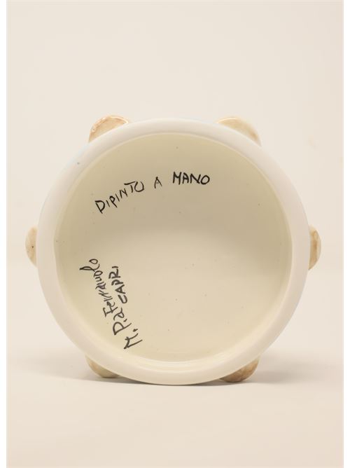 tamburello segnaposto in ceramica Ceramicapri | SEGNAPOSTOTAMBURELLOLIMONI