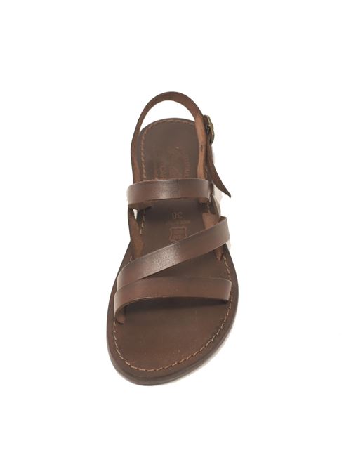 sandali capri non infradito color testa di moro Cuccurullo | 3FASCENONINFRADITOMARRONE