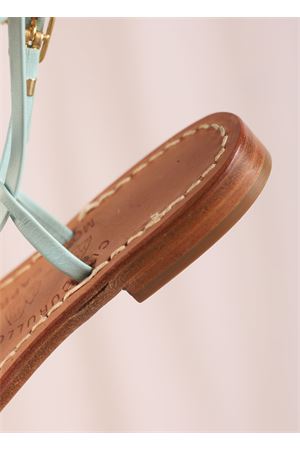 Capri sandals for baby girl Cuccurullo | CUCBABYSTAZZURRO