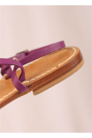 Liliac Capri sandals with knot Cuccurullo | NODINOBABYVIOLA