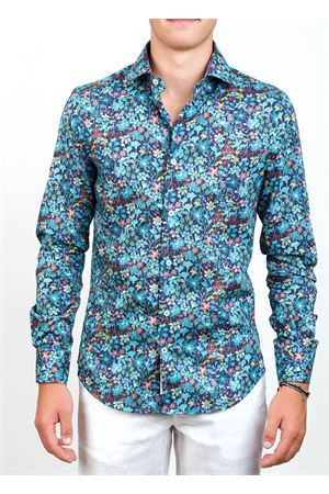 Camicia da uomo con fantasia fiori Ganesh | G7000MFIOREMULTI