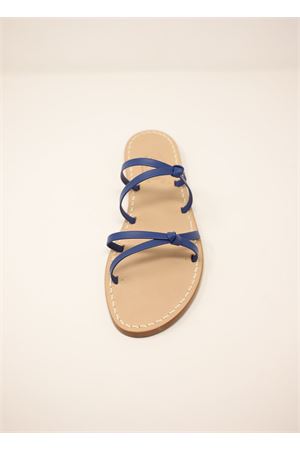 Capri sandals not flip flops denim blue Cuccurullo | CIABATTANODIBLU