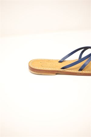 sandali capresi da donna blu Cuccurullo | CUCNODO1BLU