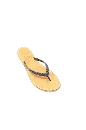 Capri sandals with braids Cuccurullo | INTRECCIOINFRADITONERO