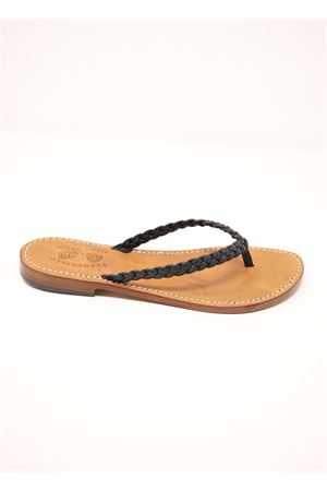 Capri sandals with braids Cuccurullo | INTRECCIOINFRADITONERO