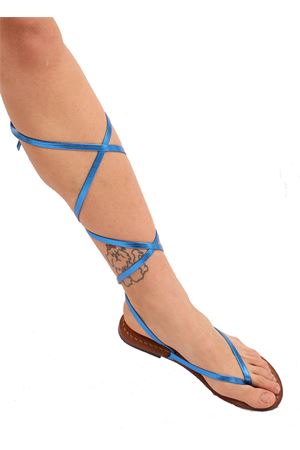 Laminated slave sandals Cuccurullo | SANDALISCHIAVABLULAM