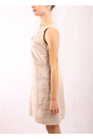 Tubino in lino beige M&E | ABITOCAMELIAGREZZO