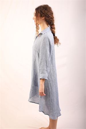 vestito svasato in  lino M&E | ABITOSMERALDAJEANS