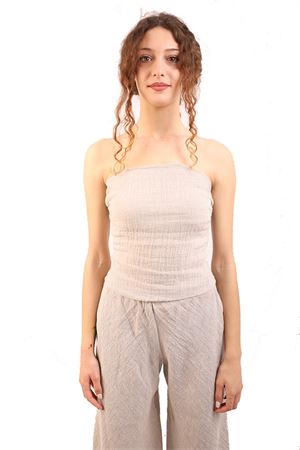 Comfortable linen top M&E | TOPSANDRAGREZZO