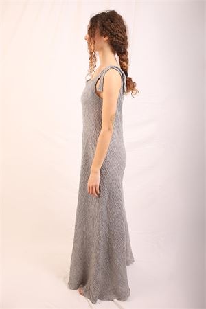 tuta in lino con ampio pantalone M&E | TUTACARLAMILLERIGHEGREZZO