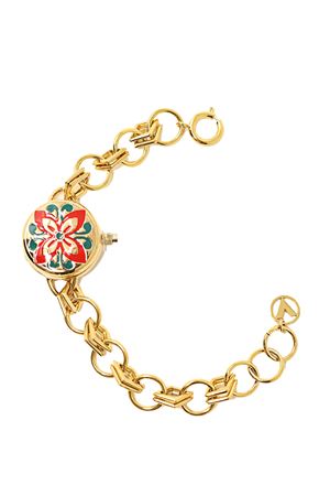 Green majolica watch AVAIA | AVG104ORO