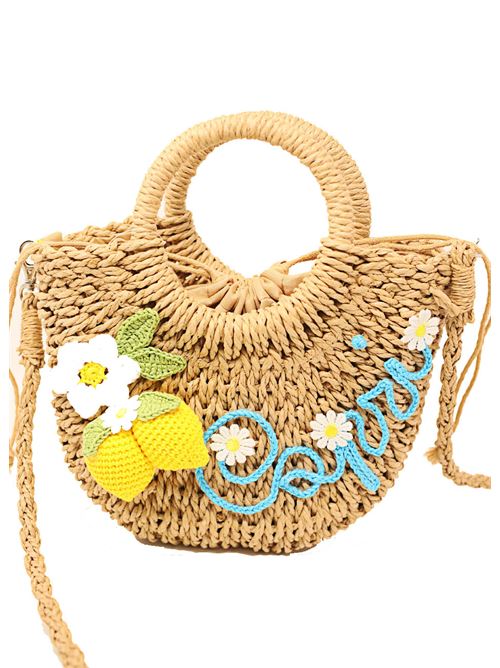 Capri bag in straw Capridea | BORSALIMONIDICAPRIPAGLIA