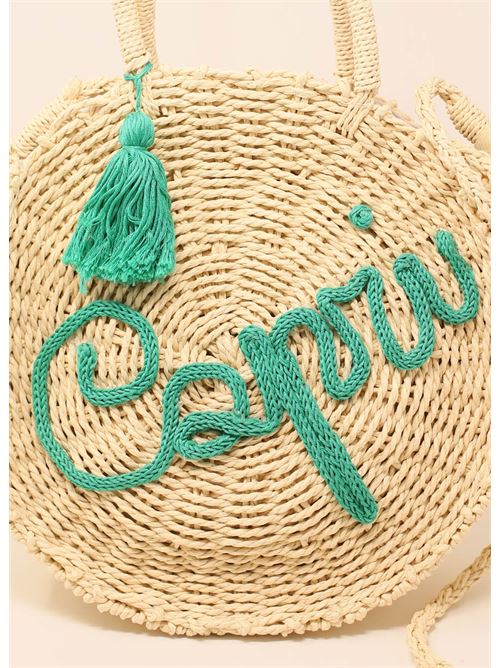 Capri straw bag Capridea | BORSATONDACAPRIRAFIA