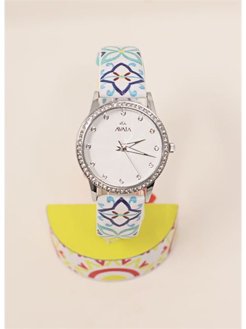 Watch with blue majolica AVAIA | AVN112AZZURRO