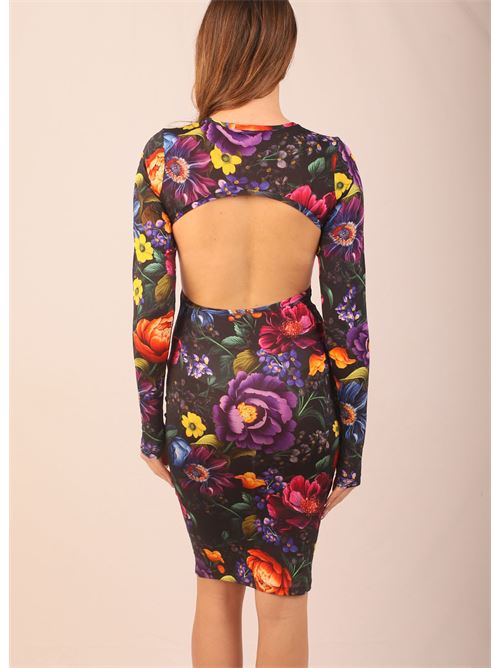 tight jersey dress with open back - Laboratorio Capri - Manecapri