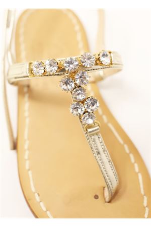 jeweled ceremonial sandals for girls Cuccurullo | GRAPPOLOGIOIELLOORO