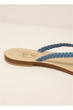 Capri sandals with light blue flip flops Cuccurullo | INTRECCIOINFRADITOAZZURRO