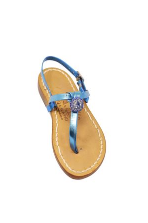 Blue jewel sandals for girls Cuccurullo | NODINOGIOIELLOBLULAM